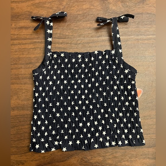 Red, White, Blue Toddler 3T/3 Skort Smocked Tank Top Patriotic Stars America Set - Picture 9 of 12